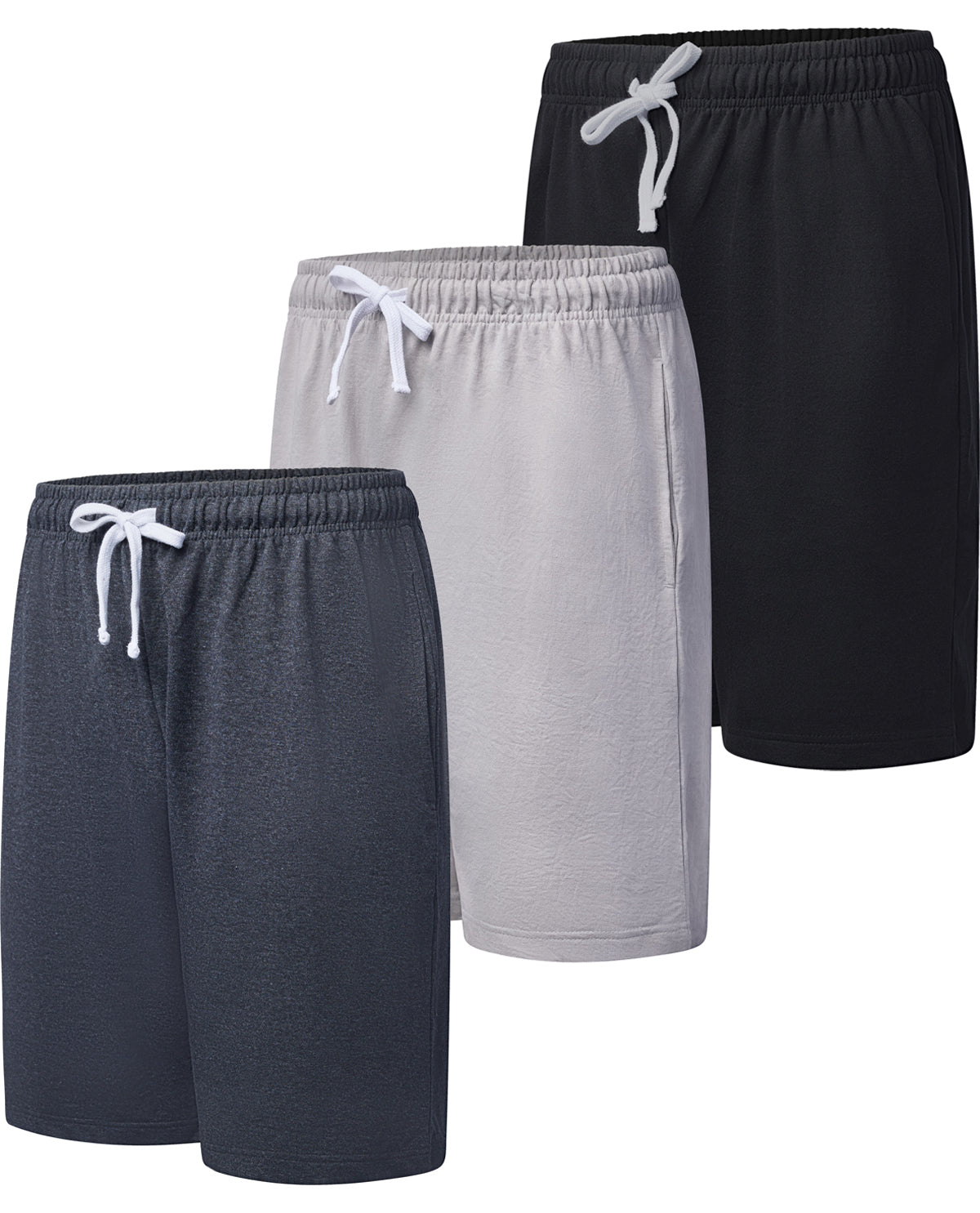 Real Essentials Men's Performance French Terry Short