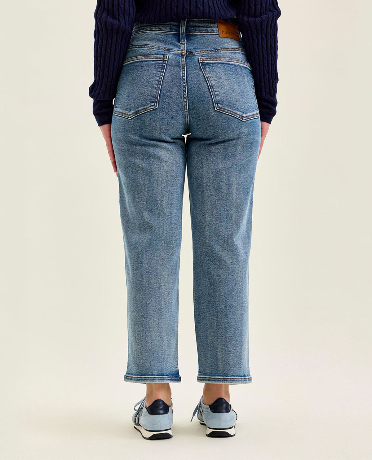 Judy Blue High Waist Ankle Straight Jean Petite Inseam Medium