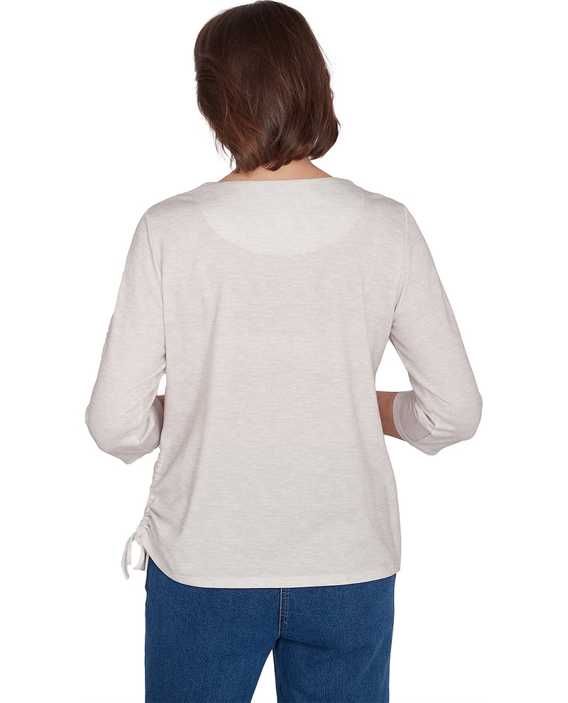 Alfred Dunner Missy Classic Festive Poodle Knit Top