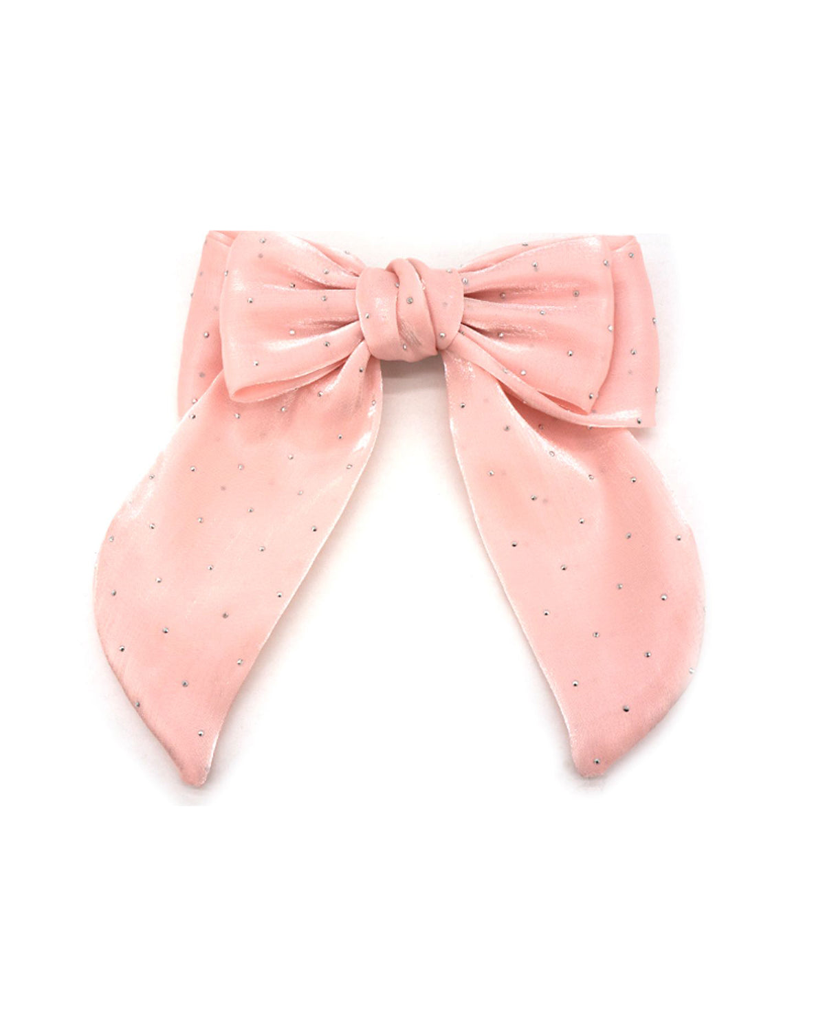 Pink Bow with Hair Clip