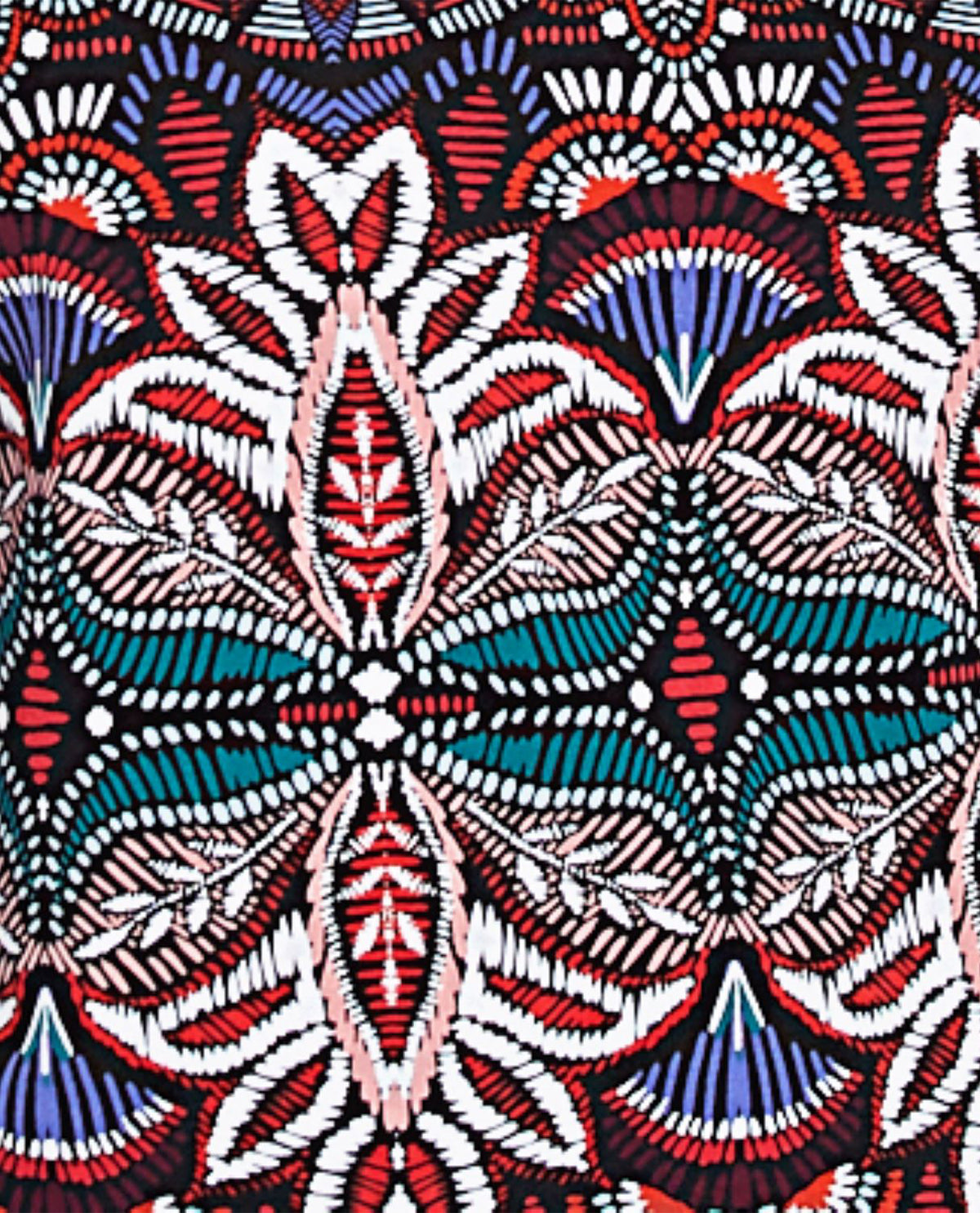 Alfred Dunner Key Items Abstract Leaf Print Top