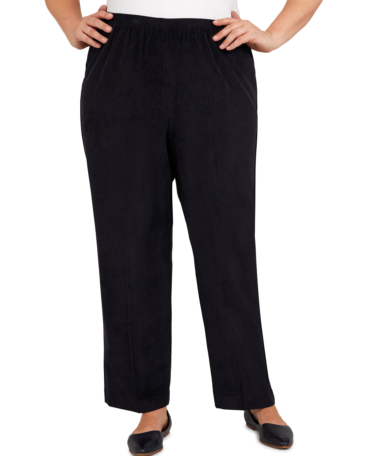 Alfred Dunner Plus Classic Proportioned Medium Pant