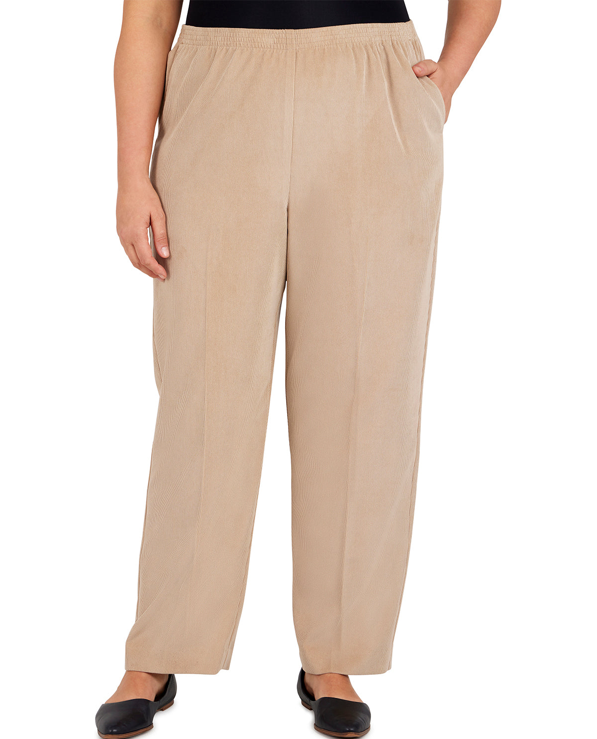 Alfred Dunner Plus Classic Proportioned Medium Pant