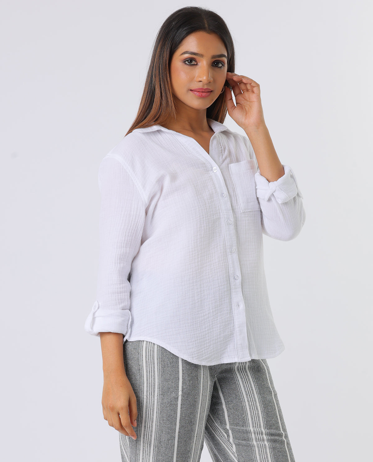 Dash 3/4 Sleeved Gauze Top