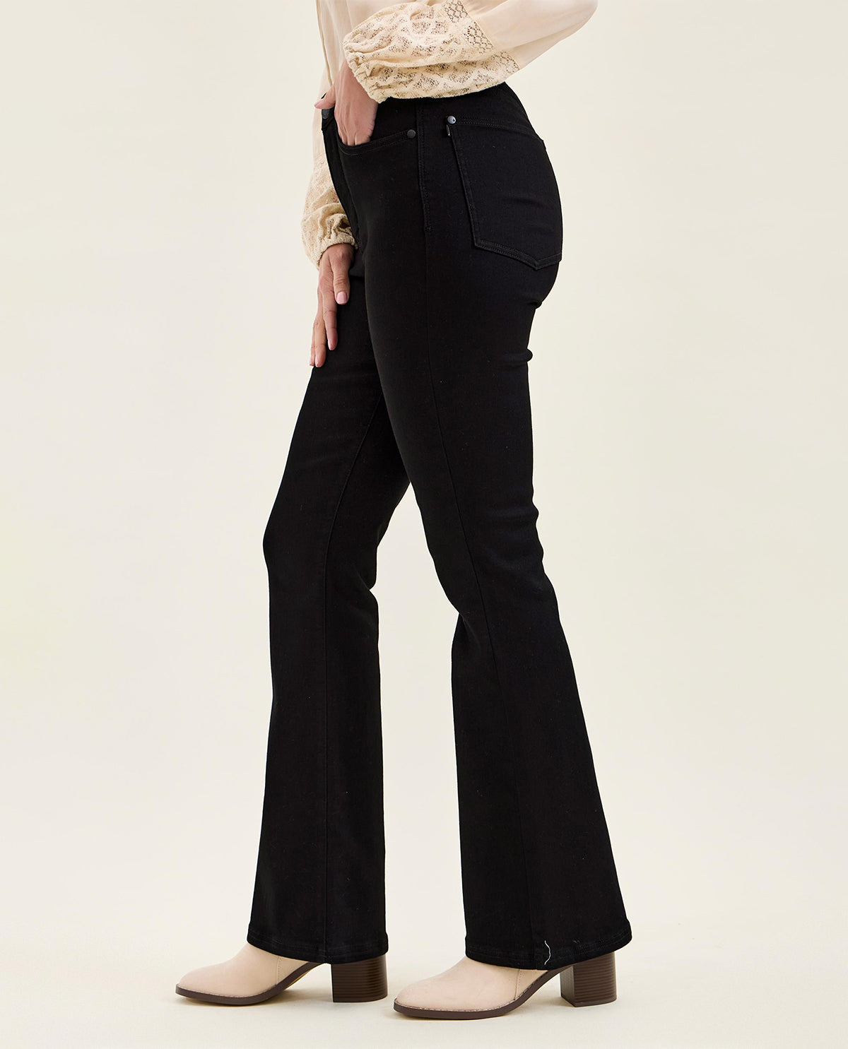 Judy Blue High Waist Bootcut Jeans Black