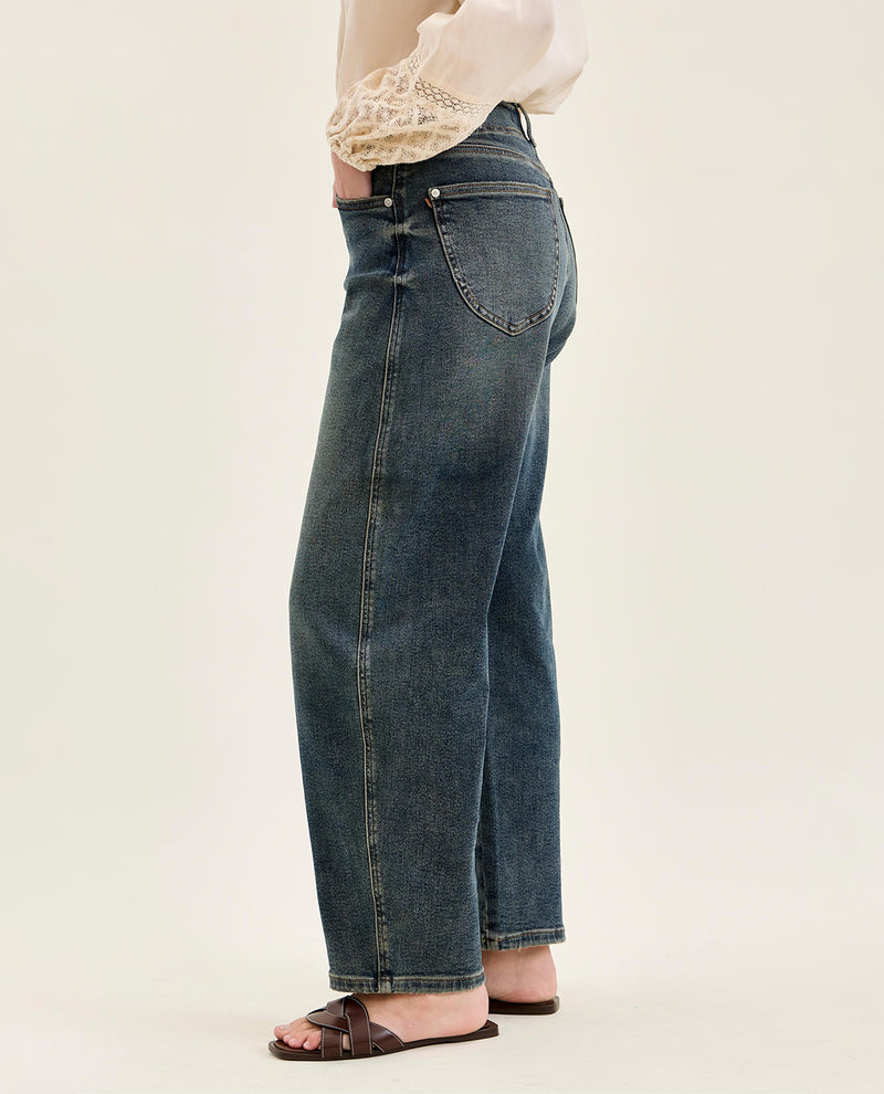 Judy Blue High Waist Straight Ankle Jean Medium Wash