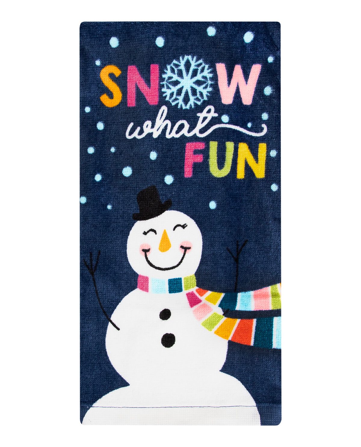 Snow What Snowman Dual-Purpose Decorative Kitchen Towel