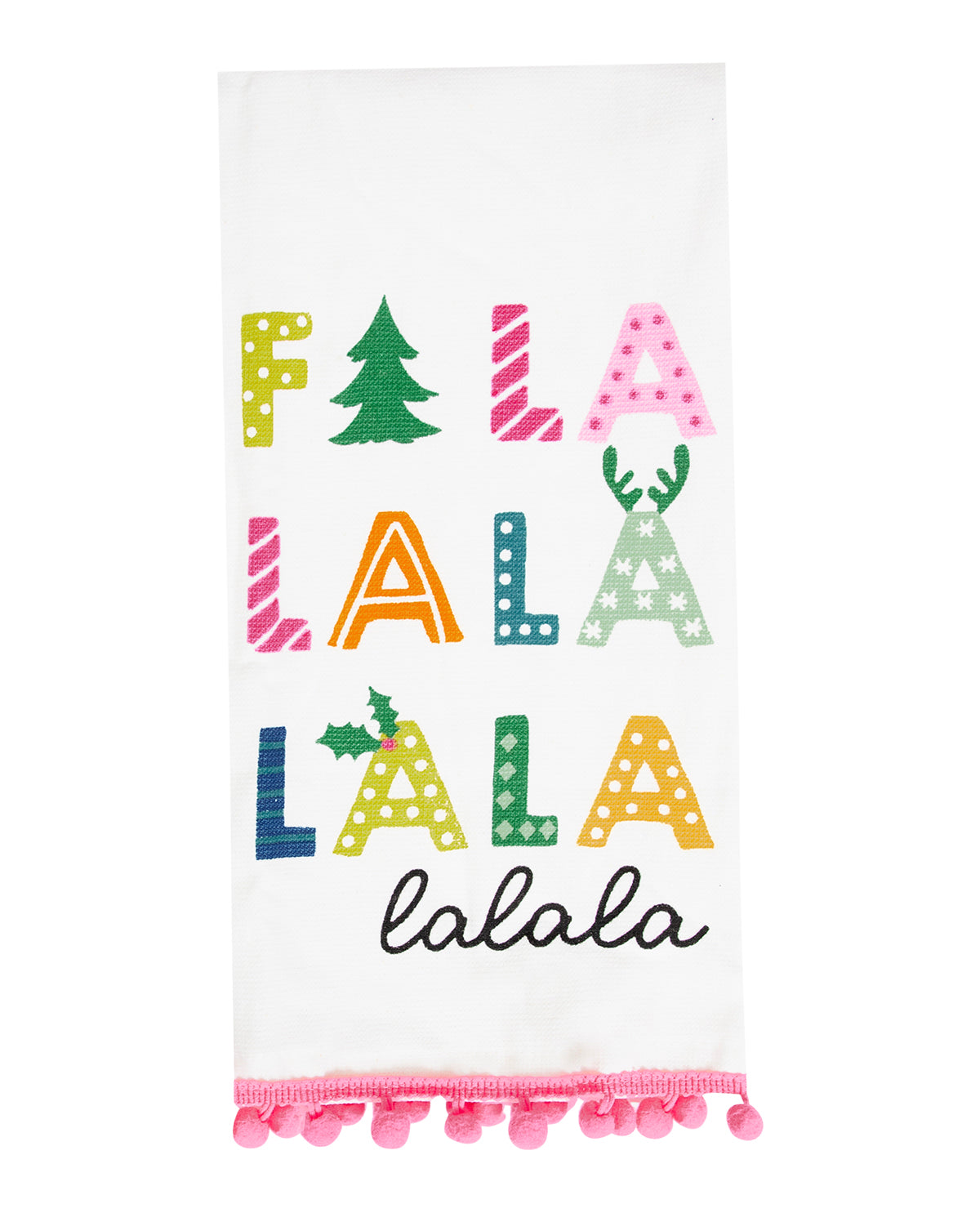 Fa La La Font Dual-Purpose Decorative Kitchen Towel