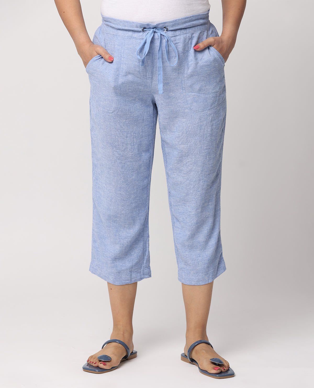 Dash 21" Linen Capri