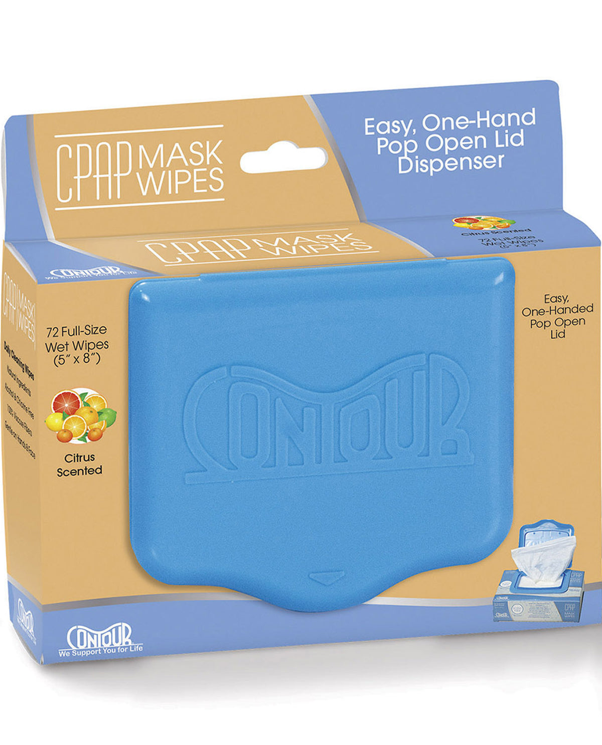 Citrus Scented CPAP Wipes