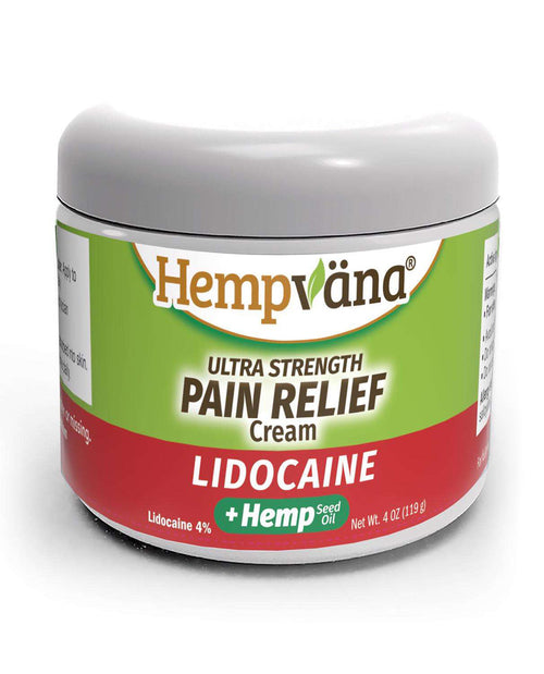 Hempvana Pain Relief Cream Maximum Strength Lidocaine