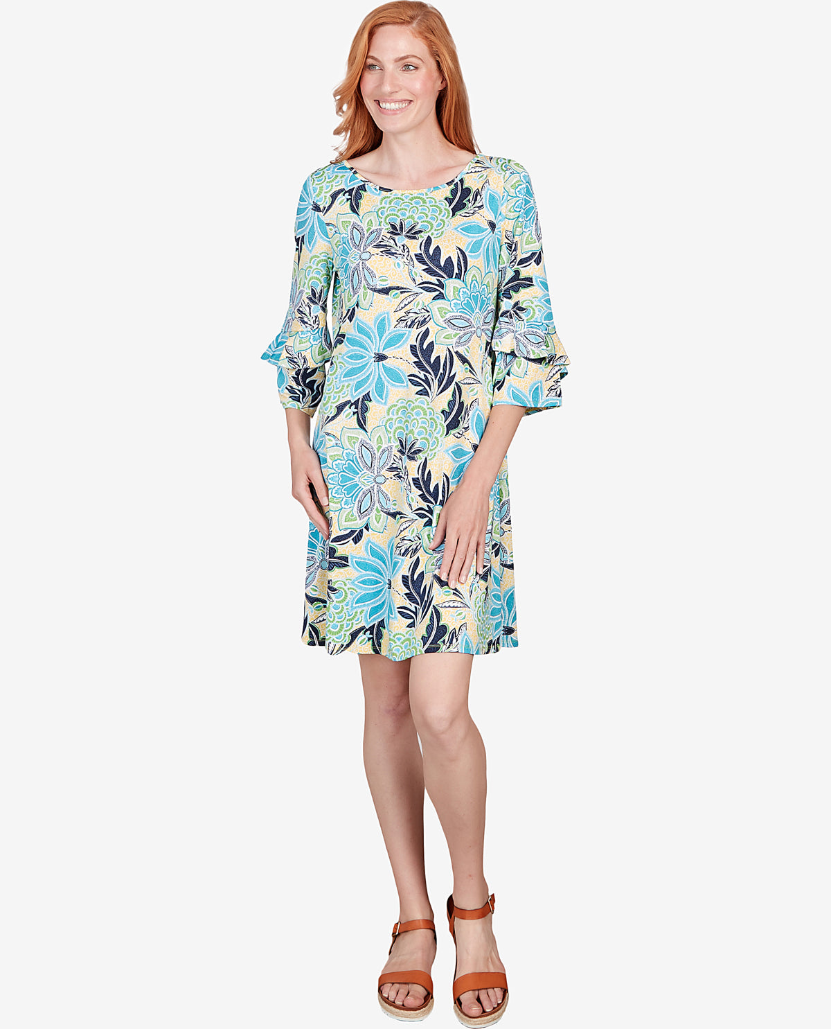 Ruby Road Filigree Floral Dress