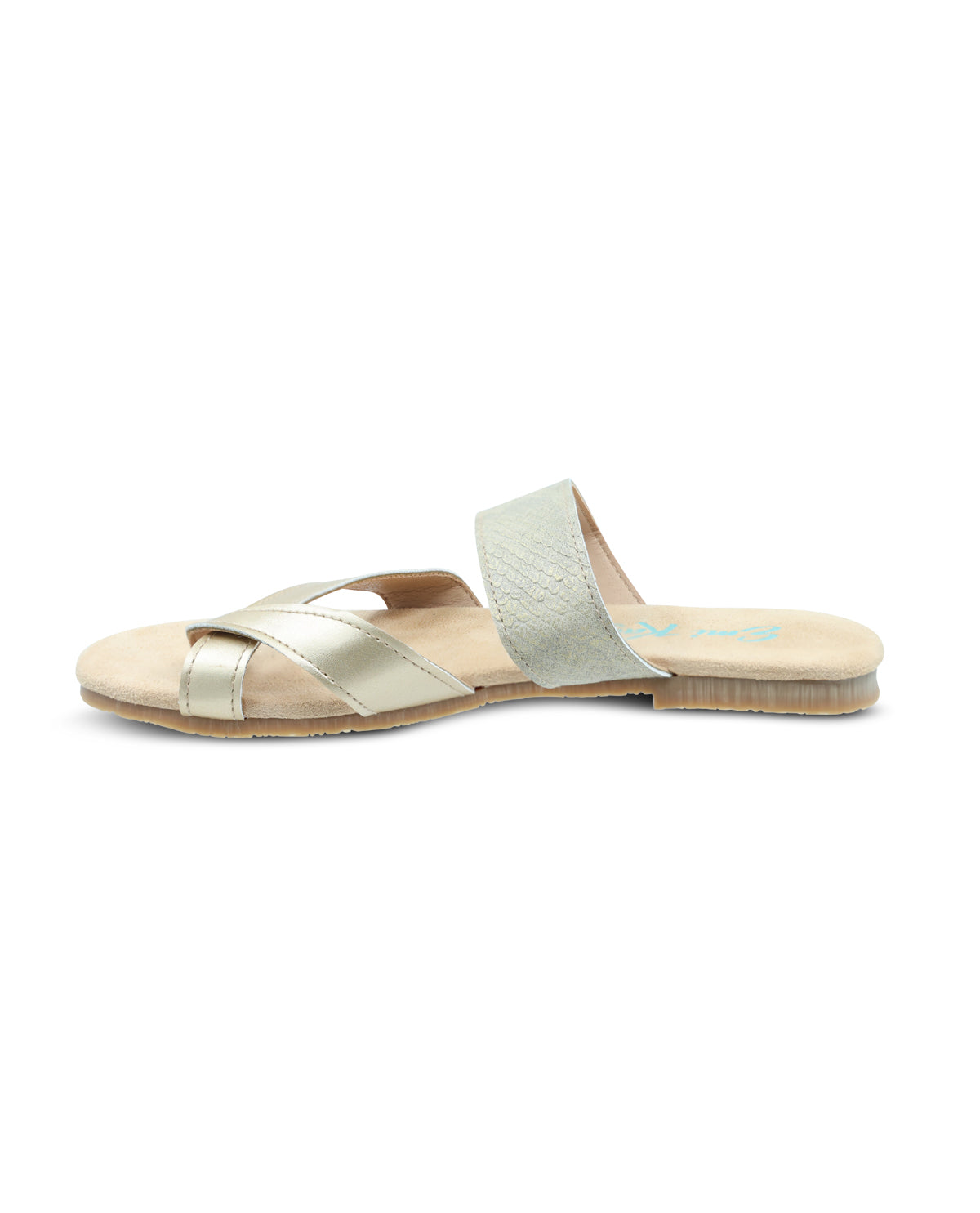 Emi Kay Laurie Gold Sandal