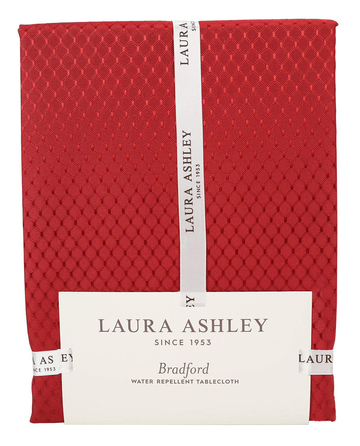 Laura Ashley Bradford Red 60x120" Tablecloth