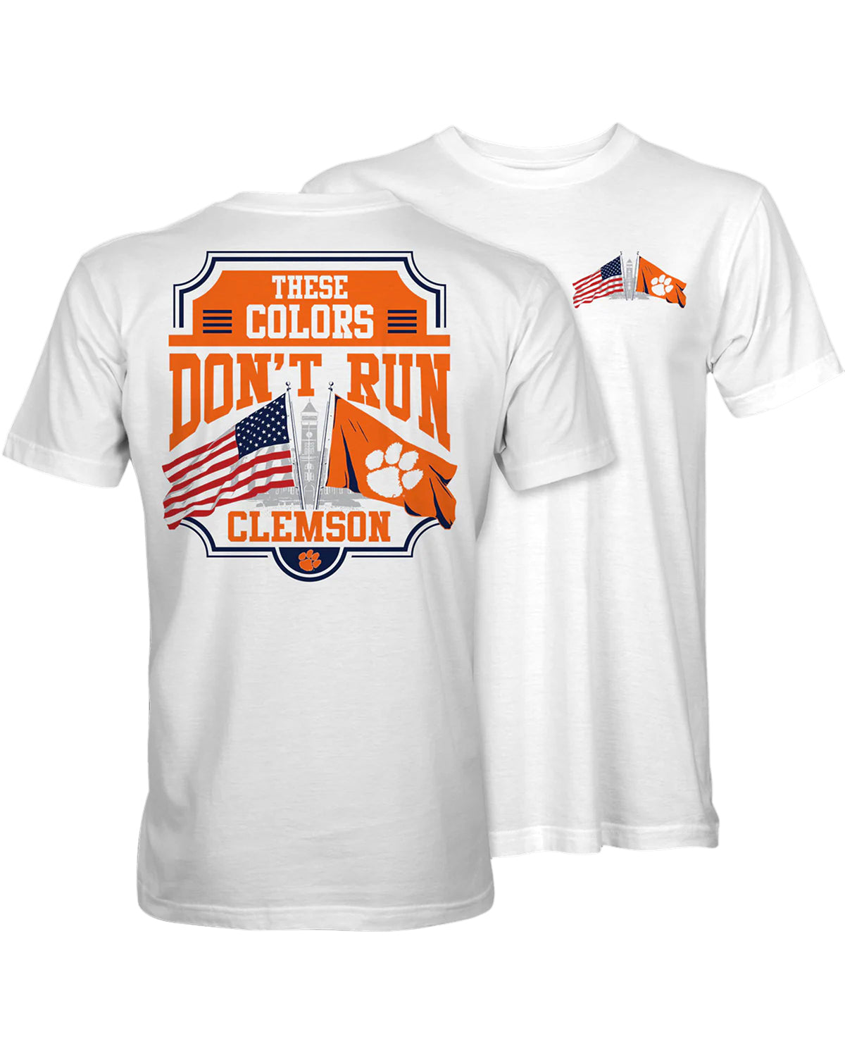 Clemson Don't Run Men's Short Sleeve Tee