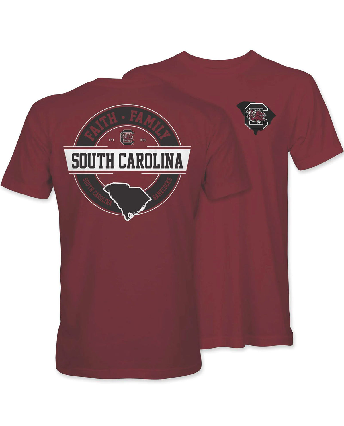 Faith, Family, & Gamecocks Men's Short Sleeve Tee