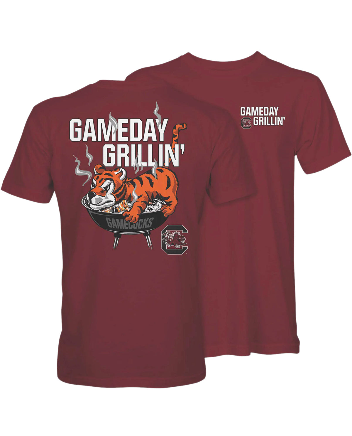 Men's USC Game Day Grillin' with Tiger Short Sleeve Tee