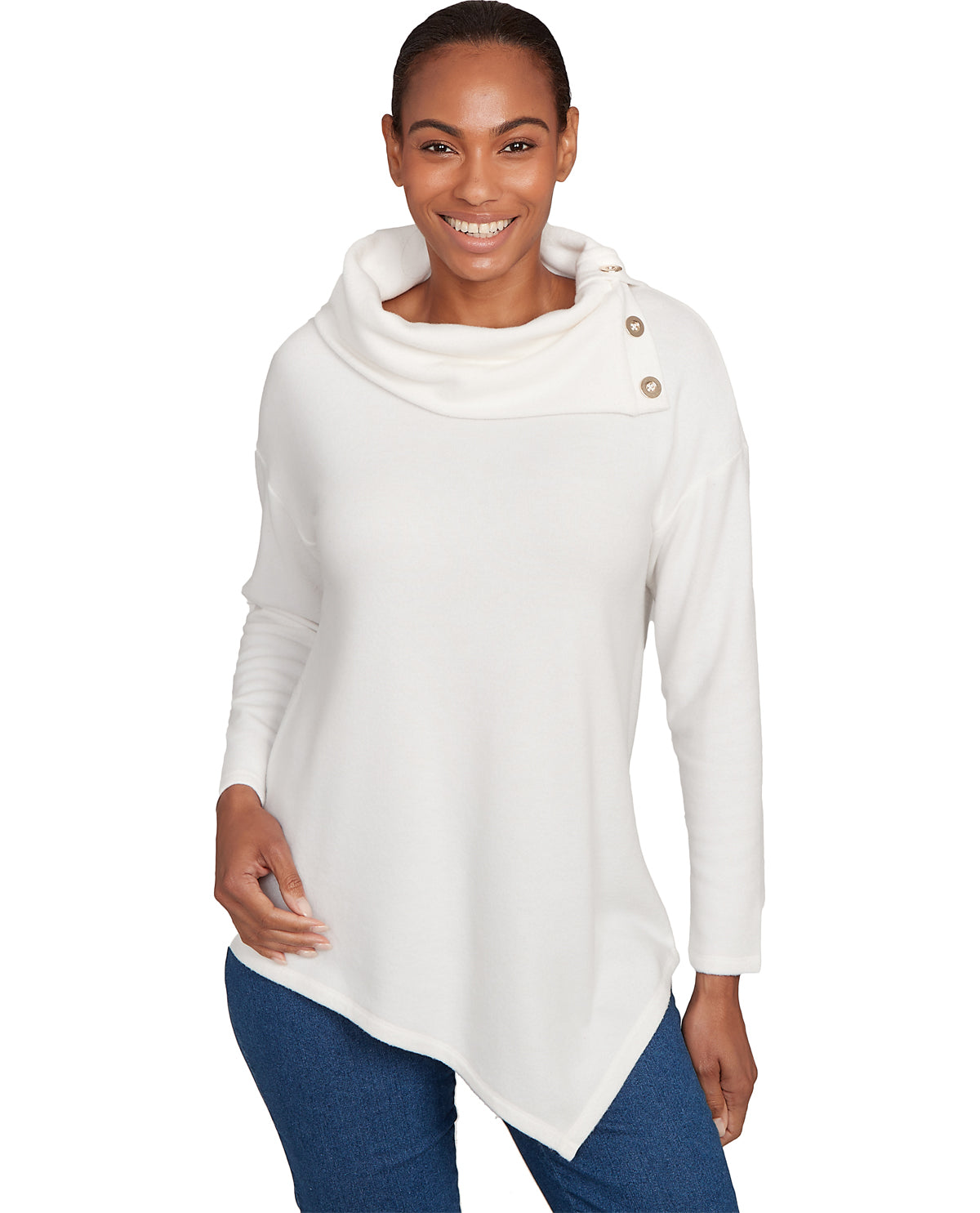 Ruby Road Miss Cozy Time Long Sleeve Cozy Knit Top