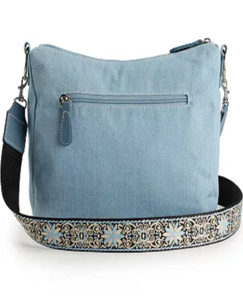 Stone Mountain Festival Denim Hobo Bag