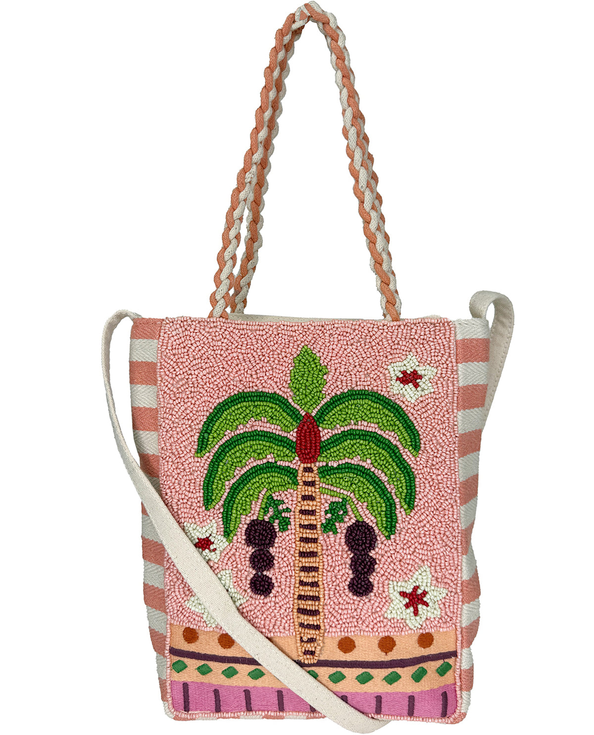 Tree Beaded Mini Tote