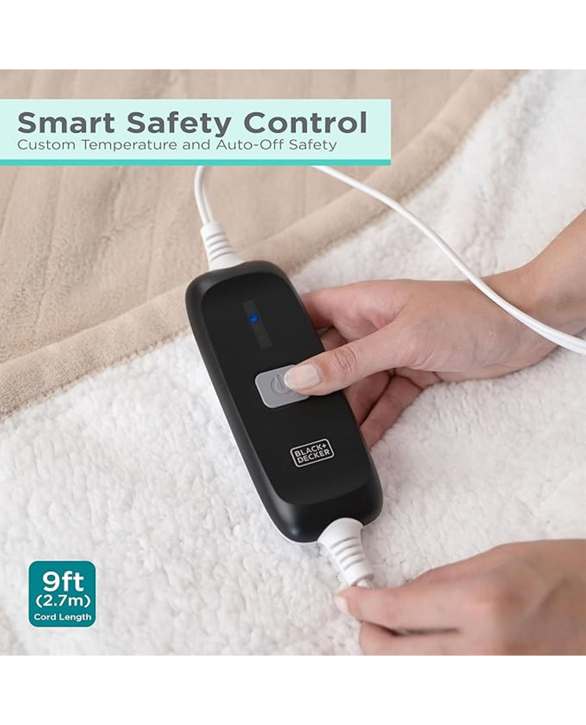 Black+Decker Heated Throw - Thumbnail 4