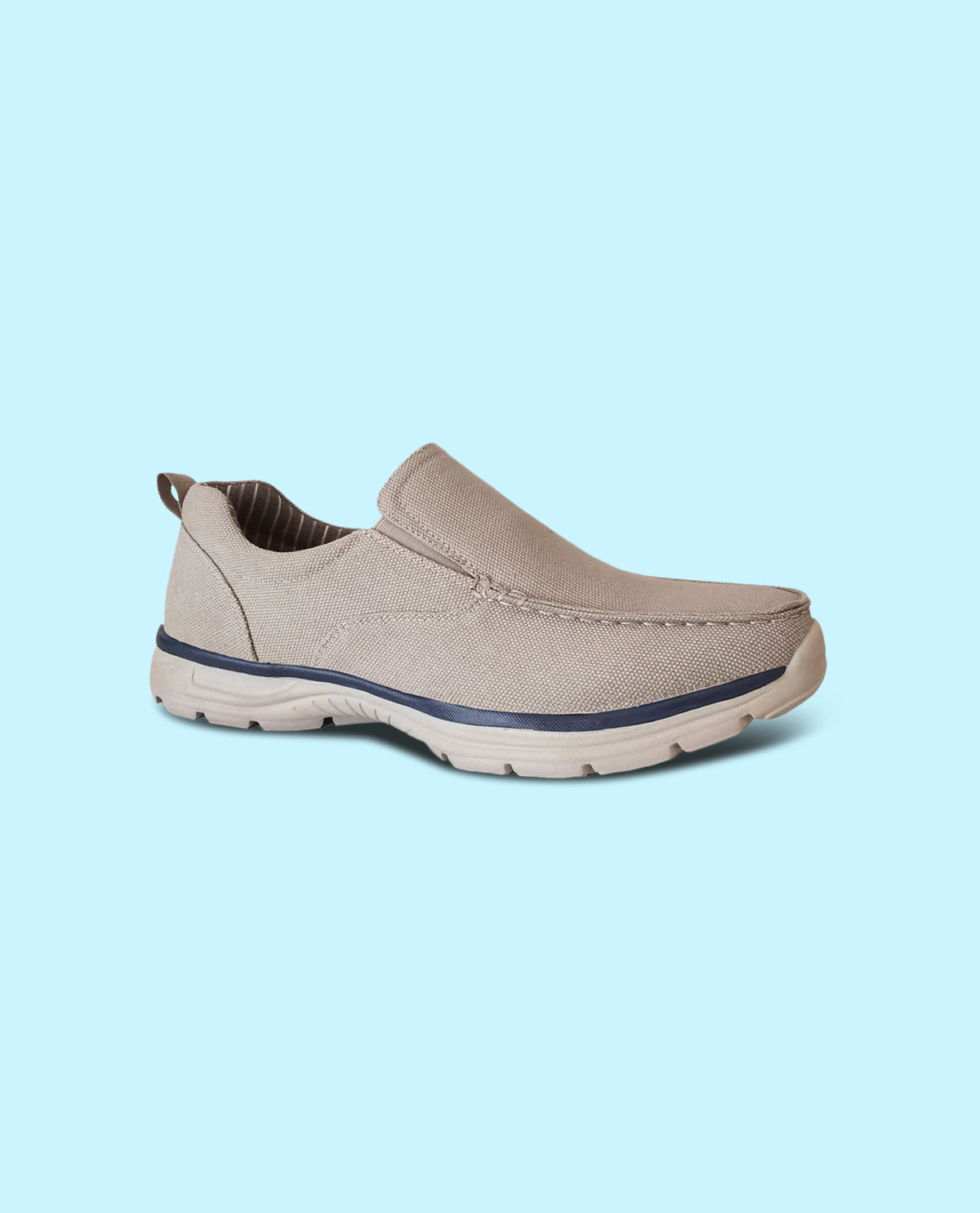 Tansmith Men's Canvas Slip-On Casual Shoe
