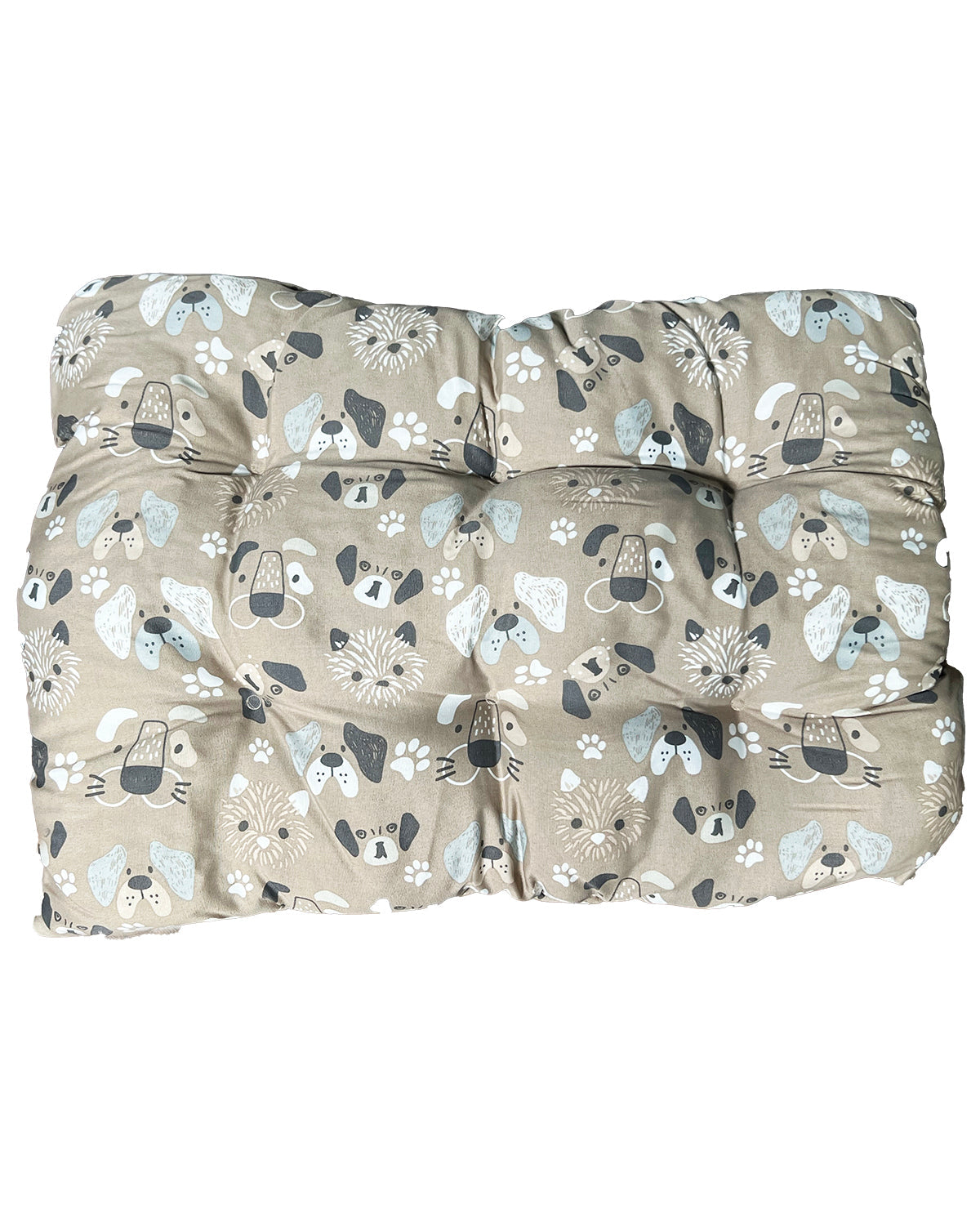 Cotton Tufted Pet Bed Taupe