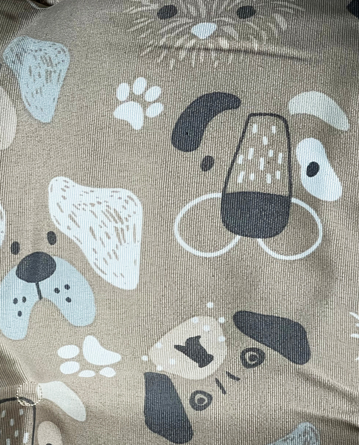 Cotton Tufted Pet Bed Taupe