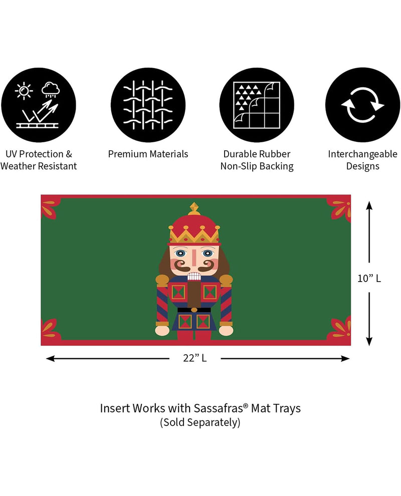 Holiday Nutcracker Sassafras Switch Door Mat