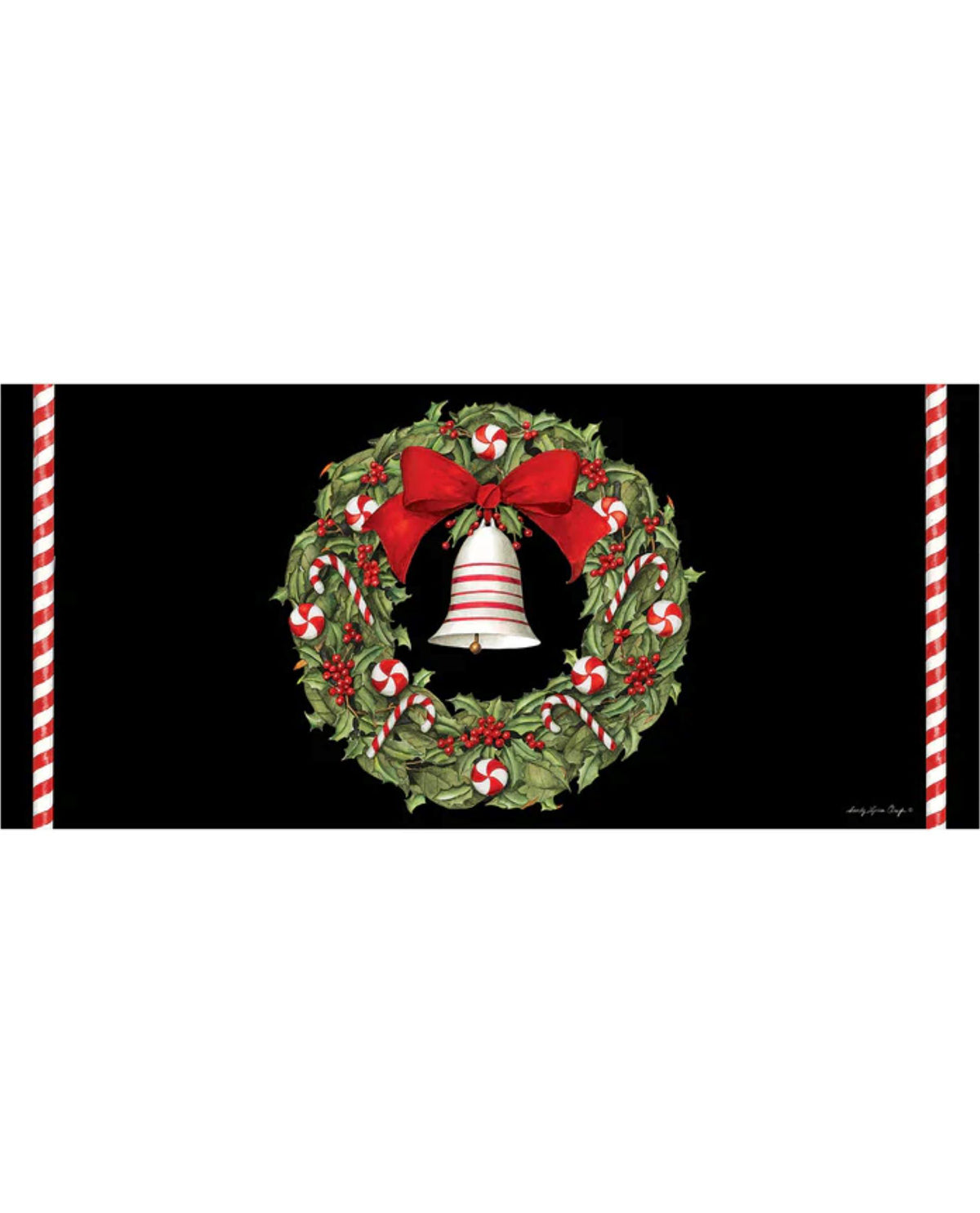 Christmas Bell And Wreath Sassafras Switch Mat