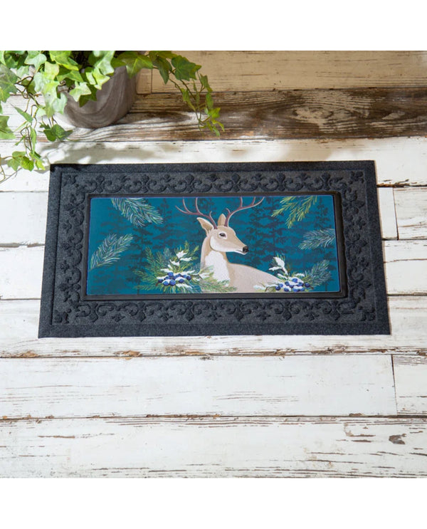 Woodland Deer Welcome Sassafras Switch Mat