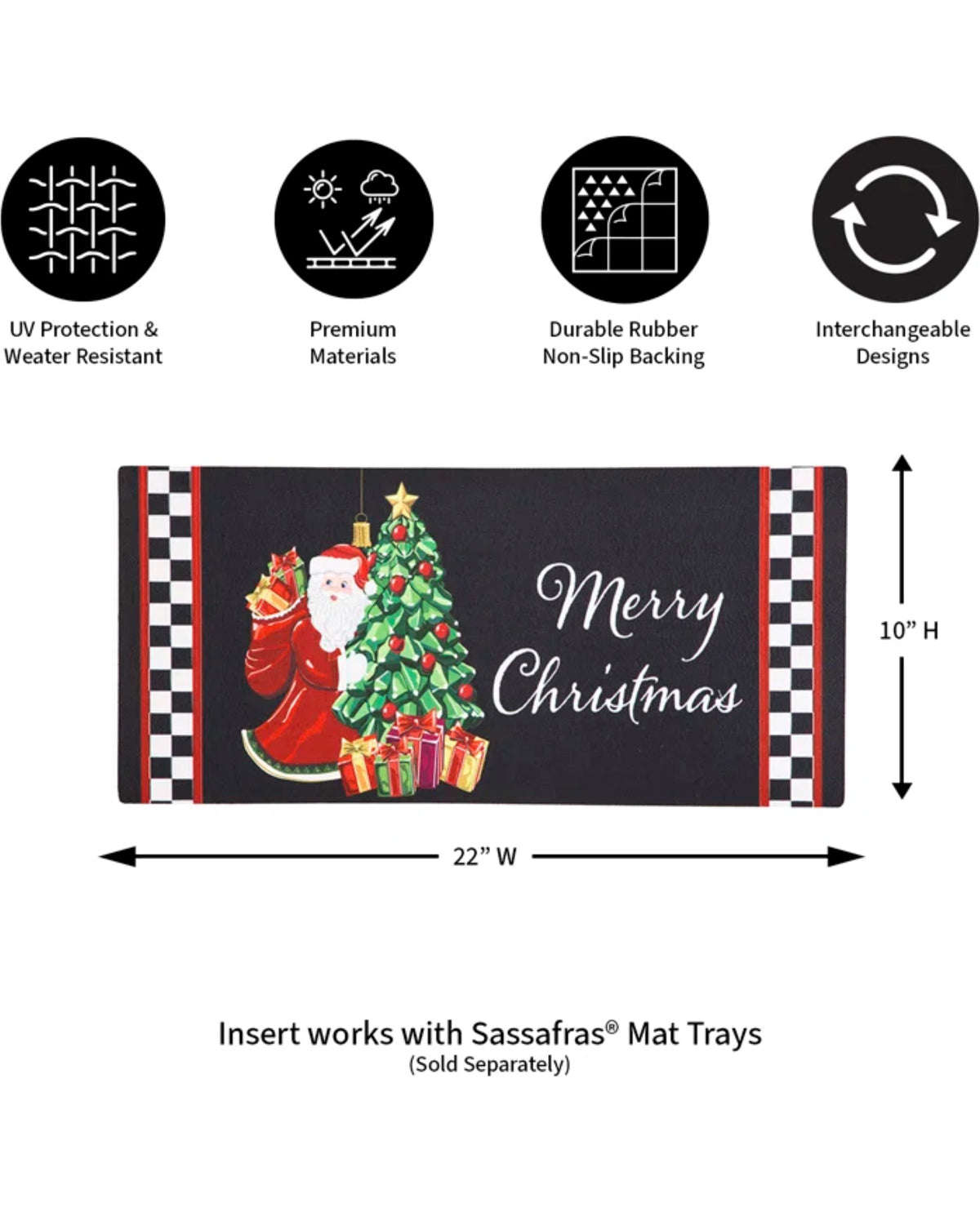 Jingle Bells Sassafras Switch Mat