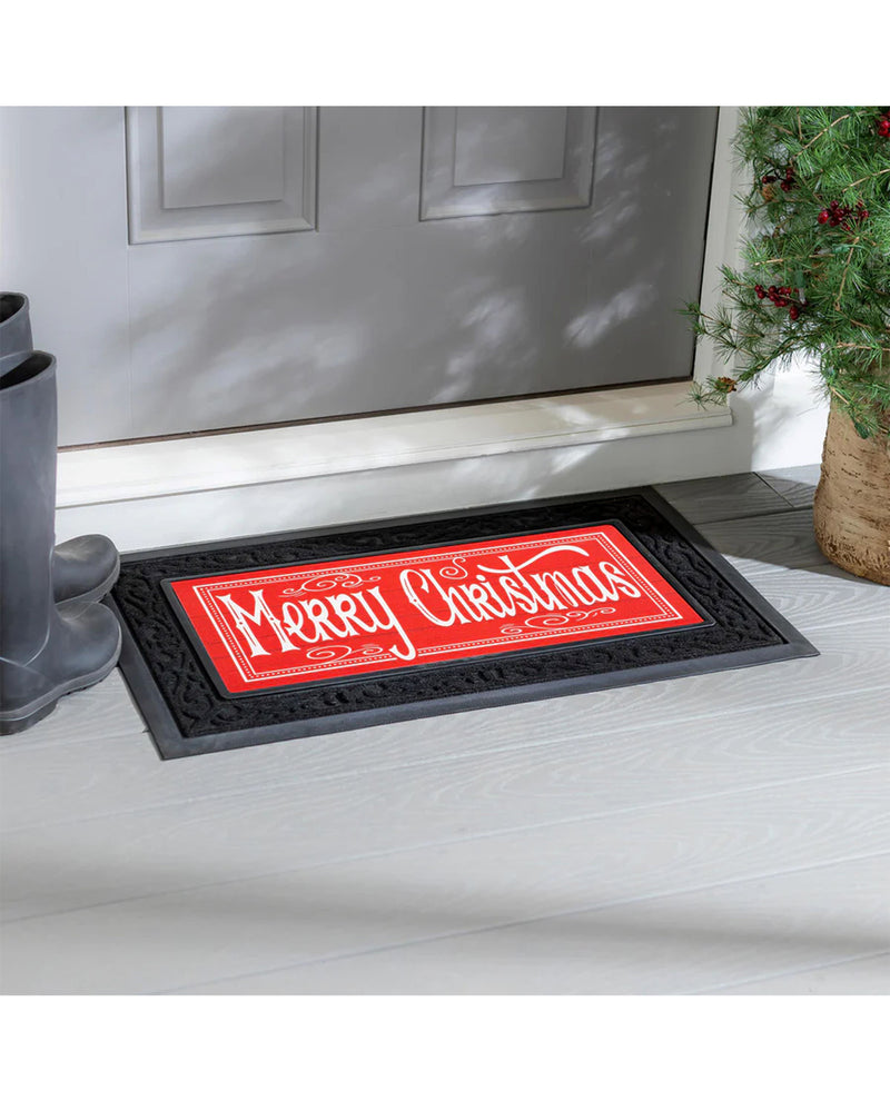 Quaint Merry Christmas Sassafras Switch Mat