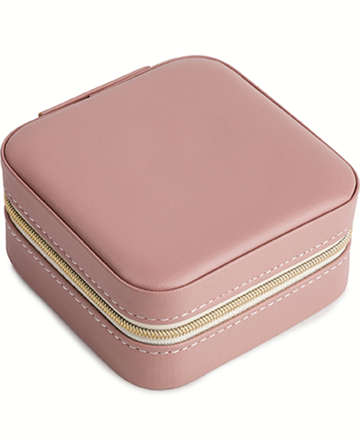 Mini Printed Travel Jewelry Organizer Metallic Rose