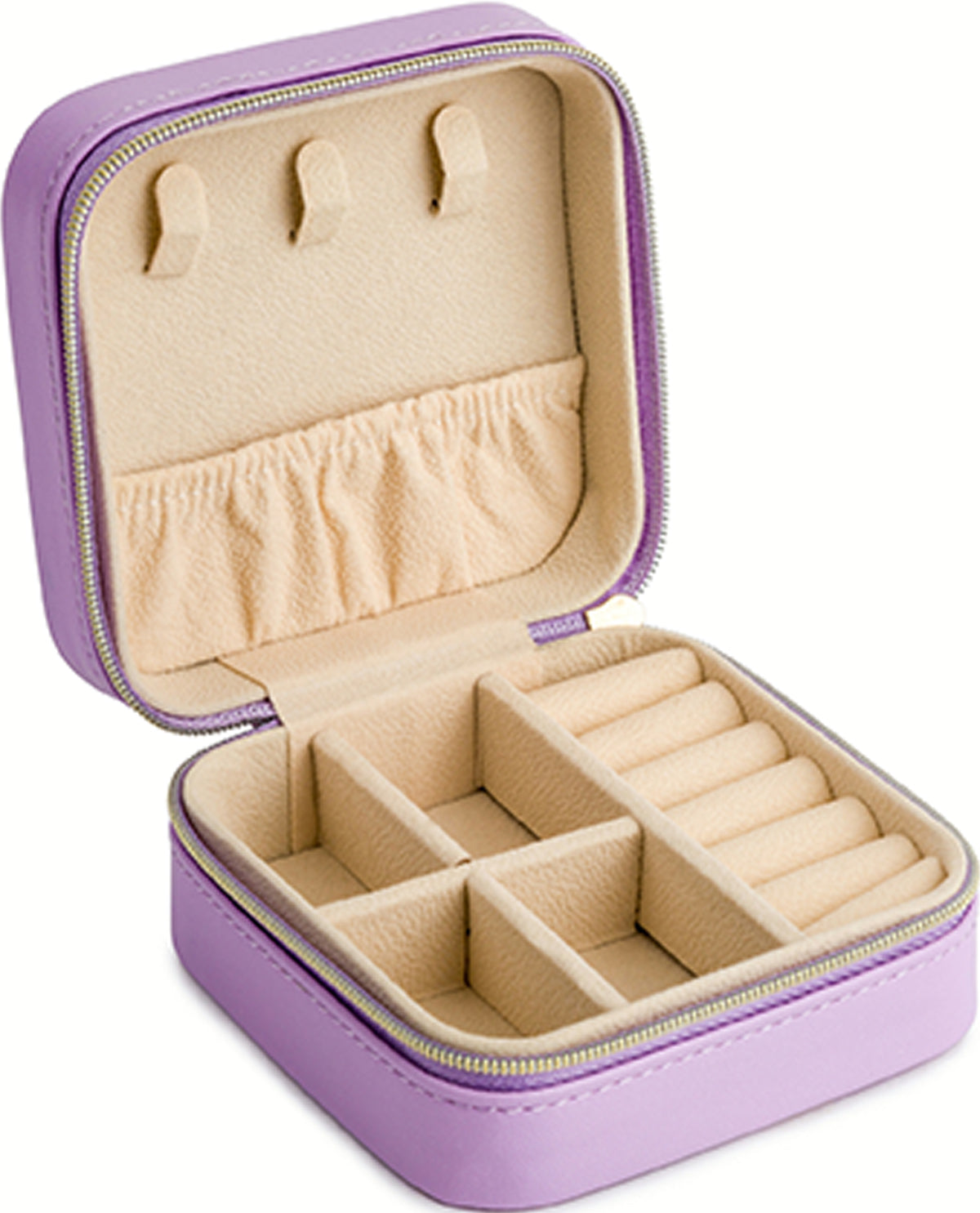 Mini Printed Travel Jewelry Organizer Lilac Haze