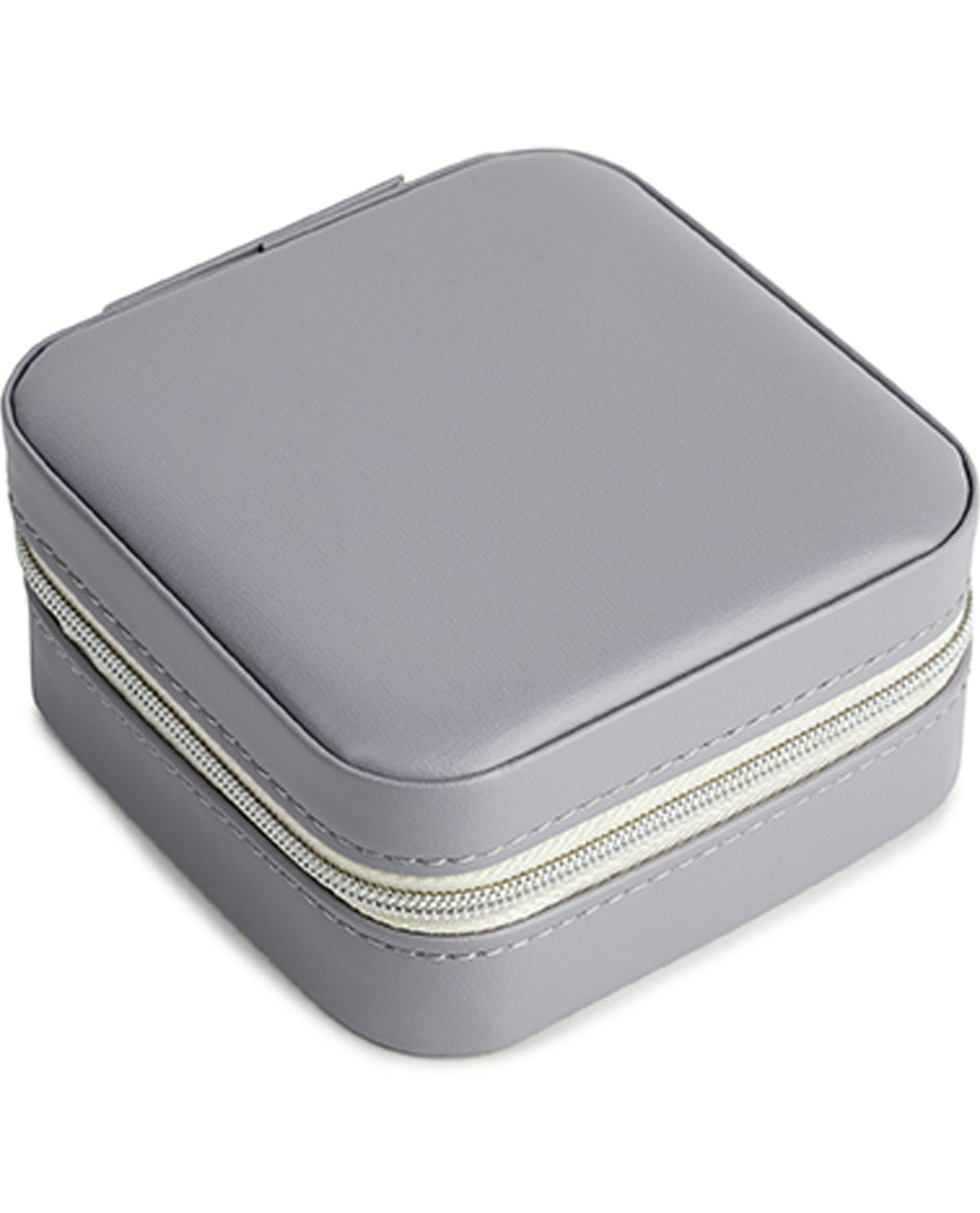 Mini Printed Travel Jewelry Organizer Gray