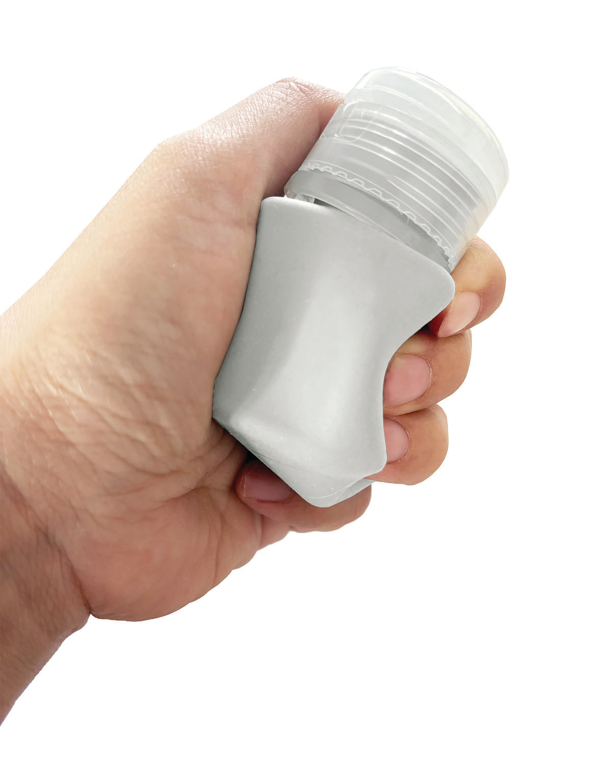 3PC Magnetic Travel Bottles Gray/White
