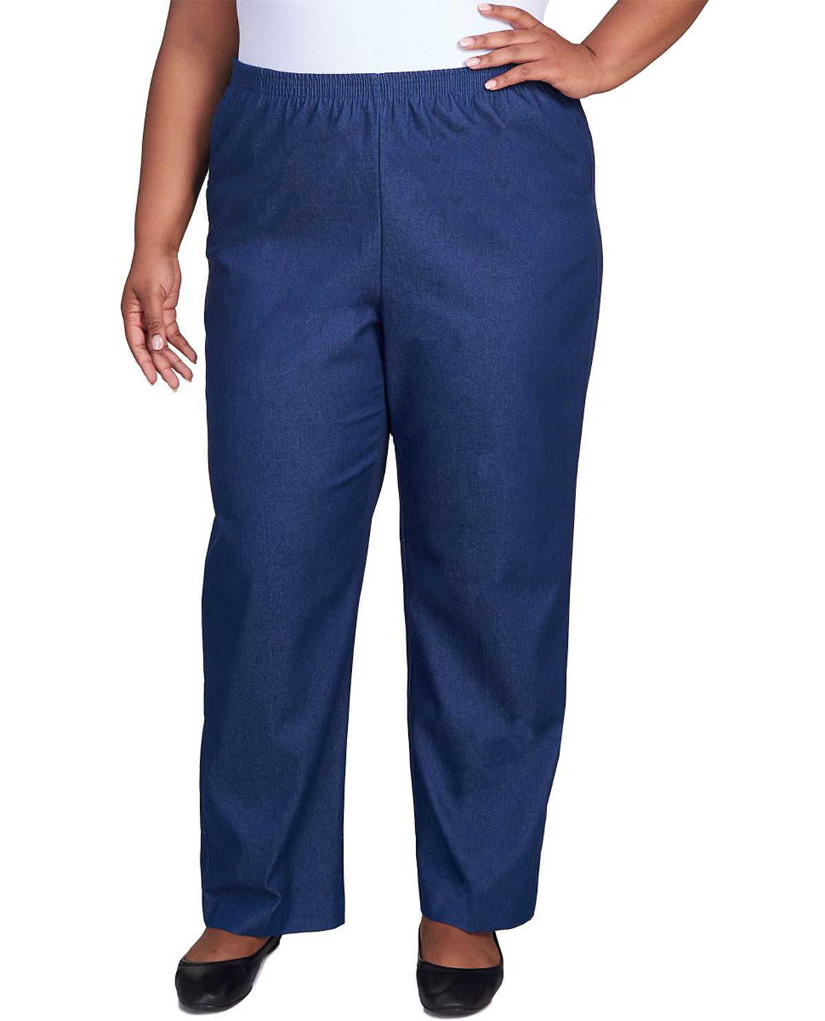Alfred Dunner Denim Pant Short