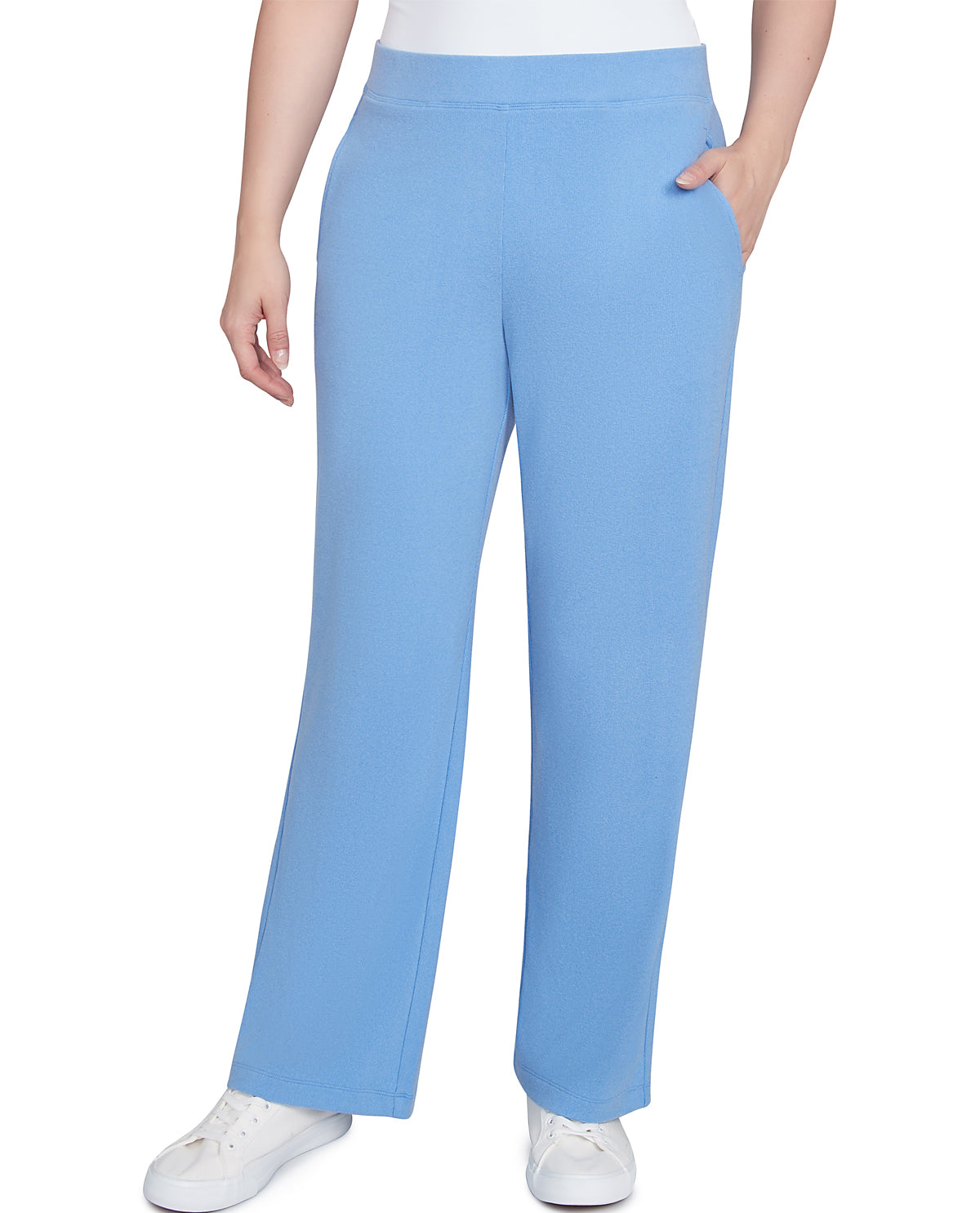 Ruby Road Petite Casual Luxe Pullon Rib Straight Pant