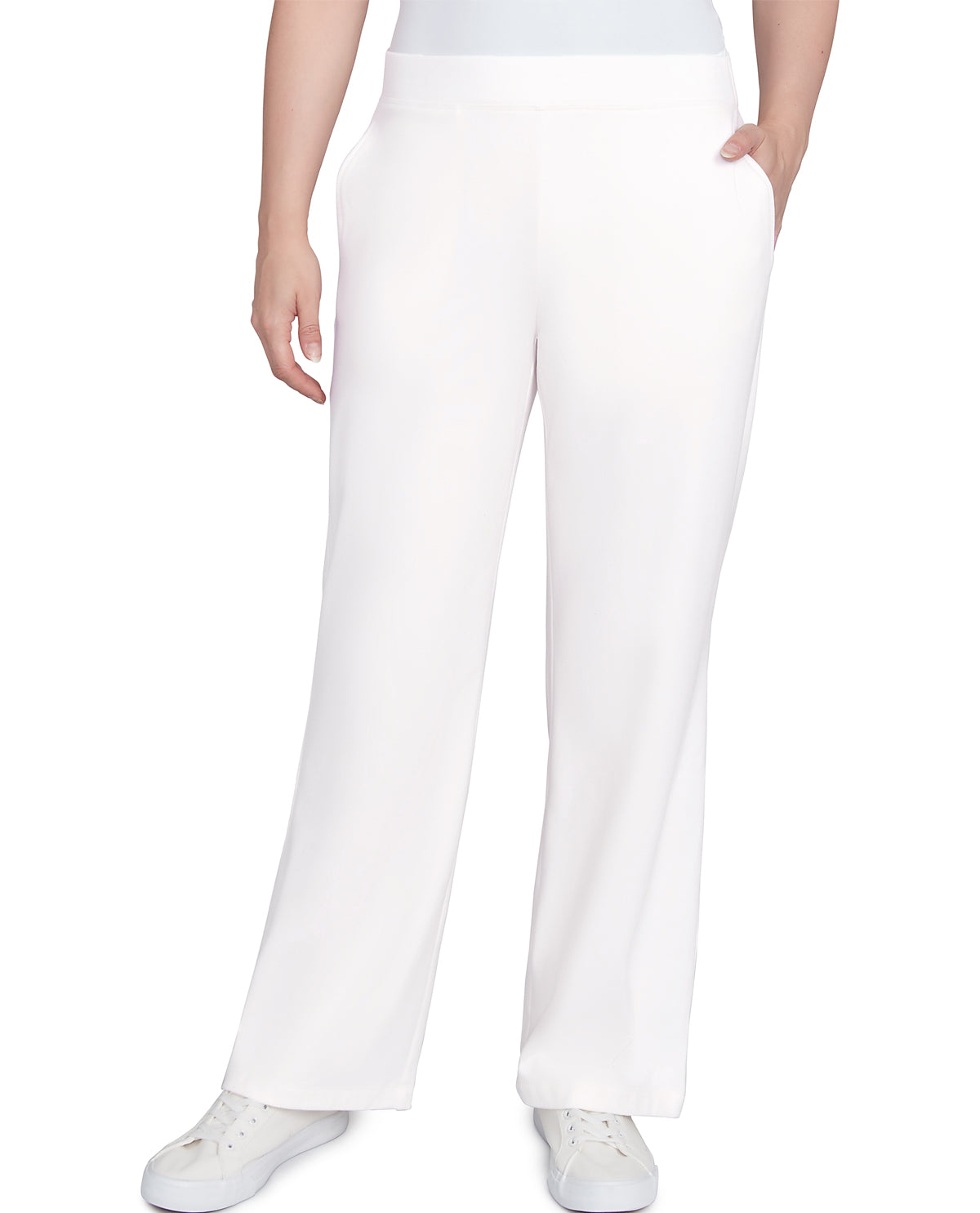 Ruby Road Missy Casual Luxe Pullon Luxe Rib Straight Pant