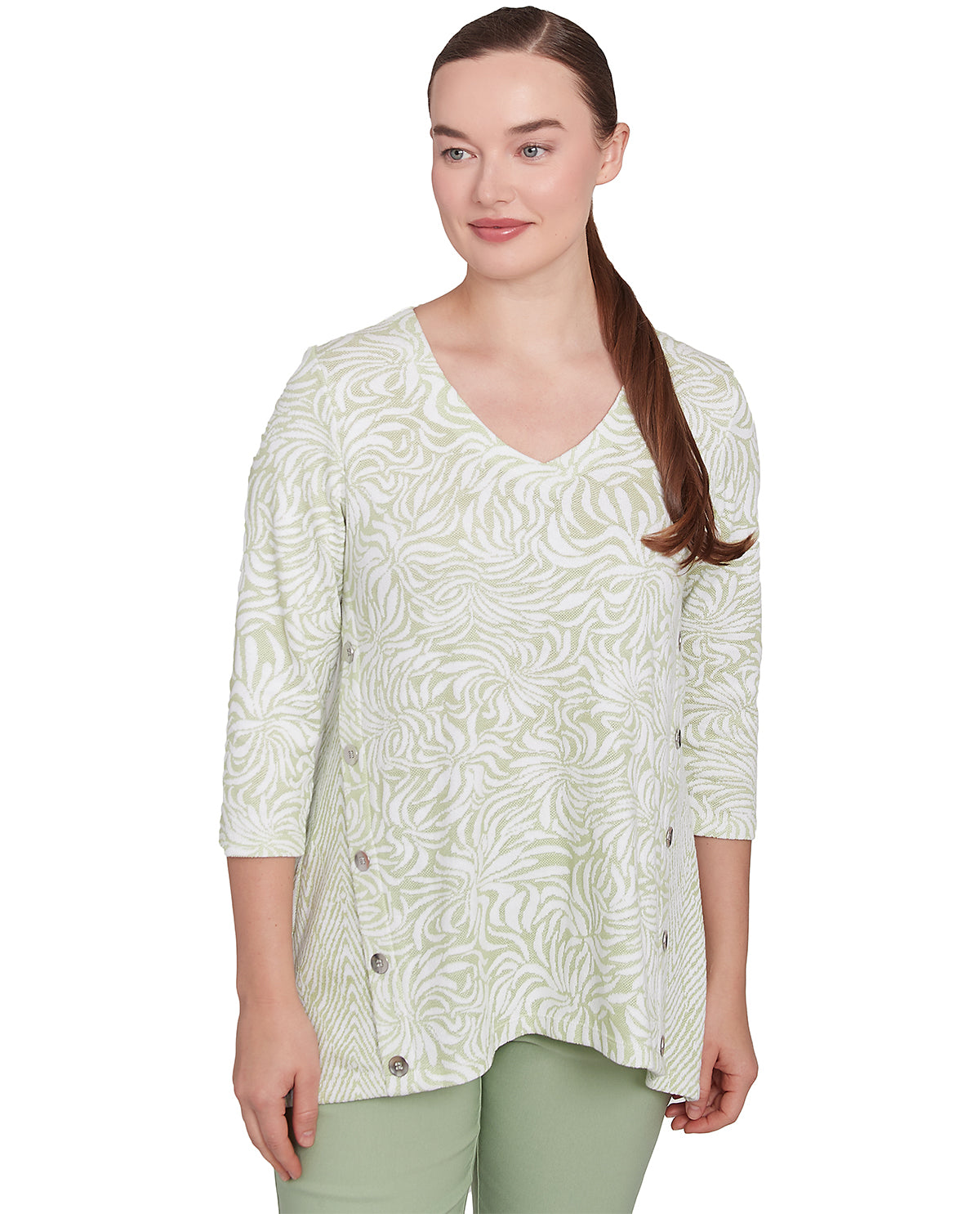 Ruby Road Missy Casual Luxe Terry Knit Top