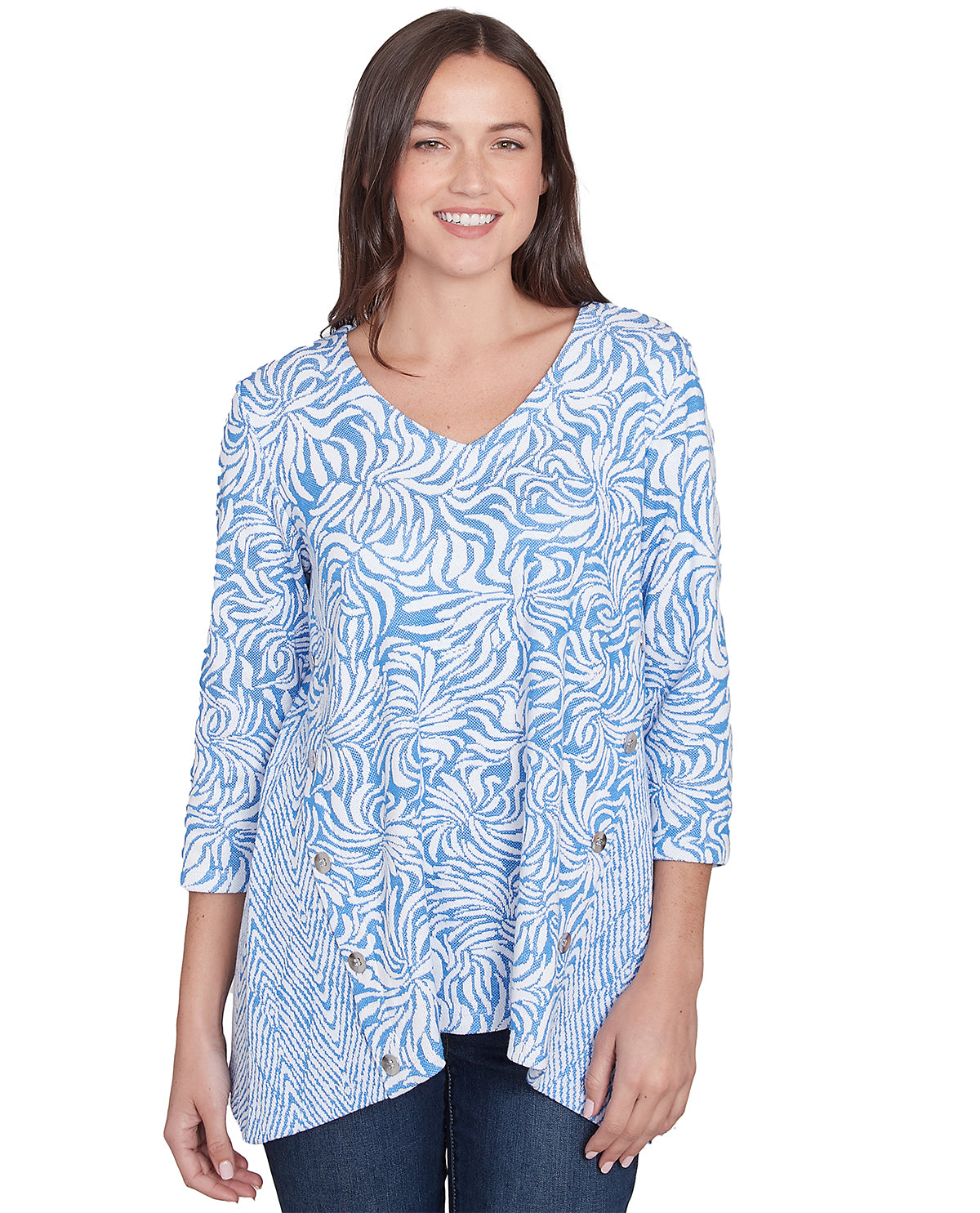 Ruby Road Missy Casual Luxe Terry Knit Top