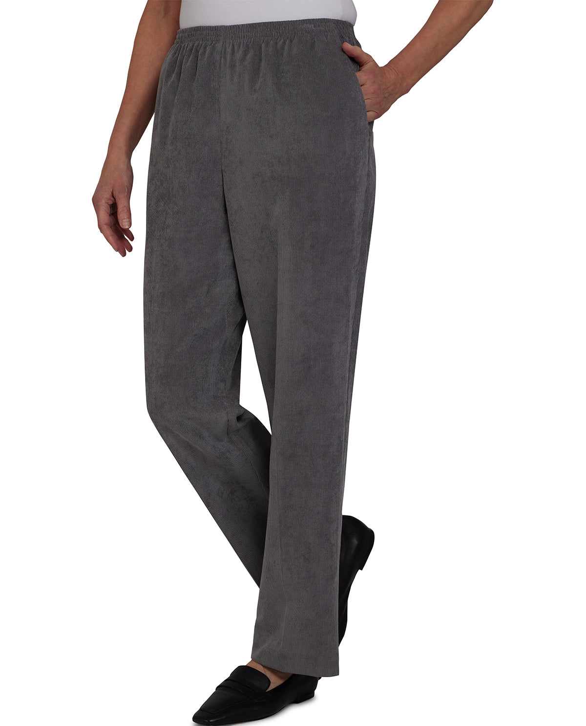 Alfred Dunner Plus Classic Proportioned Medium Pant