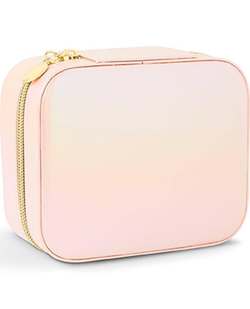 Mini Rectangle Travel Jewelry Organizer Iridescent