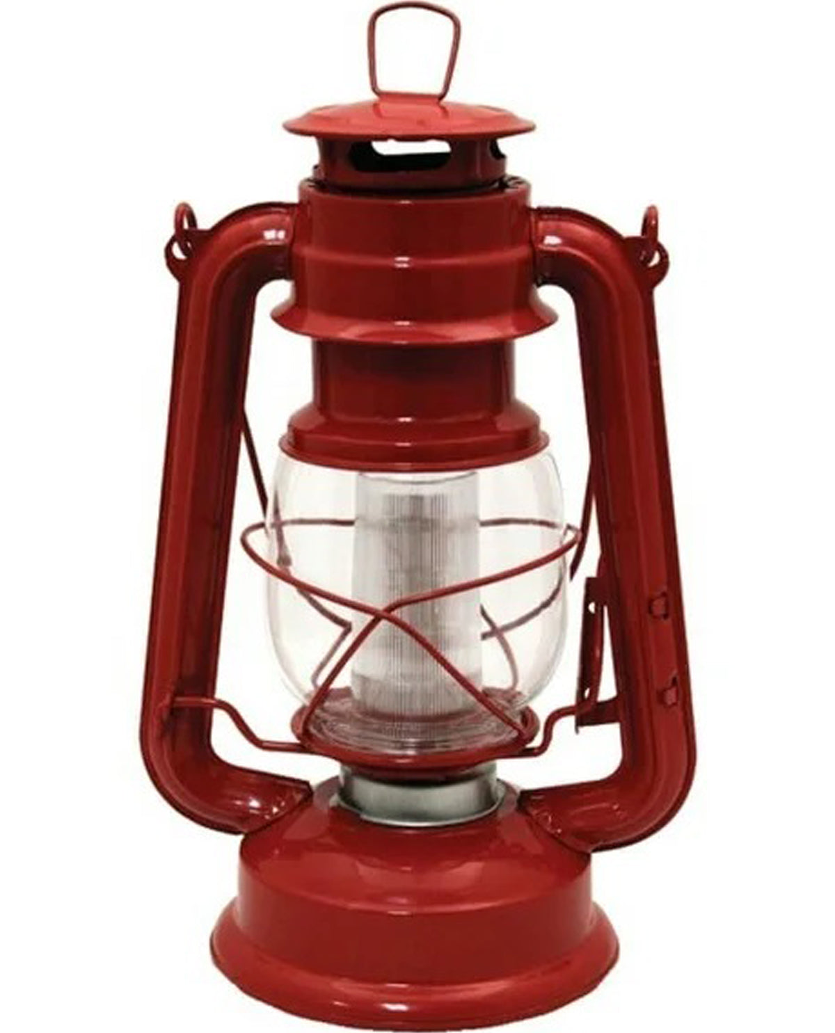 Vintage Red LED Dimmable Lantern