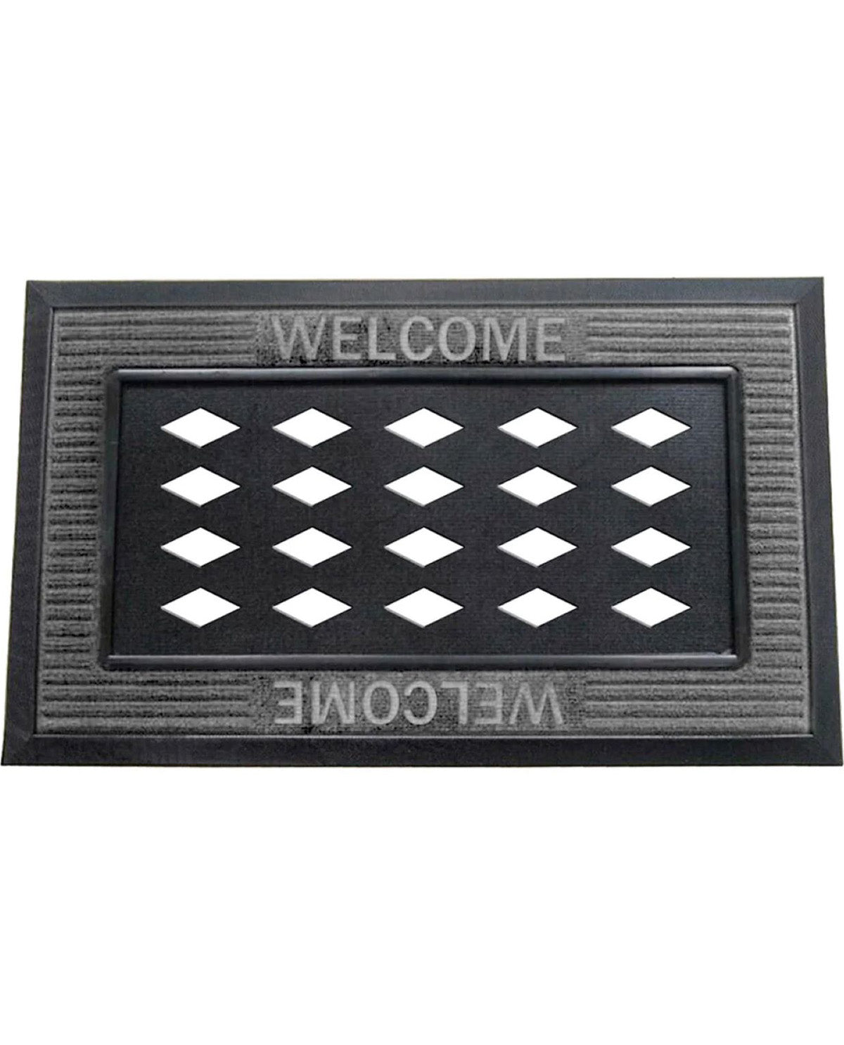 Welcome Decorative Scroll Sassafras Mat Tray