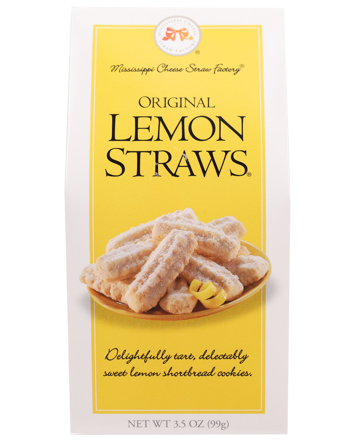 Mississippi Cheese Straws 3.5oz Lemon Flavor