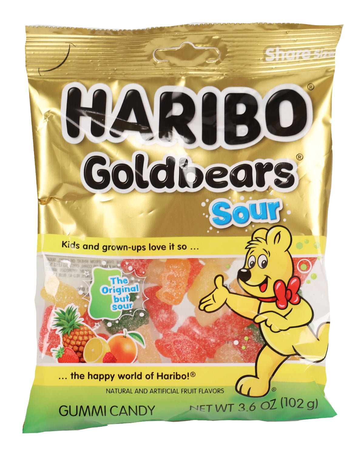 3.6 Oz Sour Gold Bears