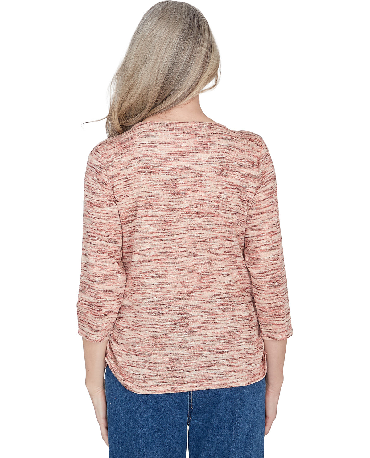 Alfred Dunner Missy Scottsdale Space Dye Knit Top