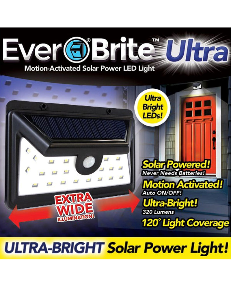 Ever Brite Ultra Solar LED Motion Activated Flood Light